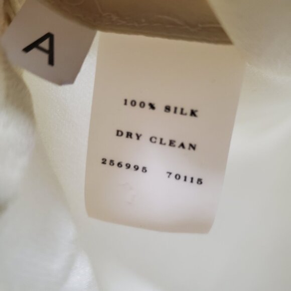 Ann Taylor Silk Blouse with Tie Neck | 2 - Picture 4 of 6